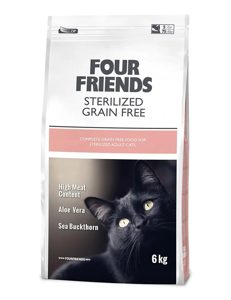 Four Friends Sterilized Grain Free kattemat til steriliserte katter