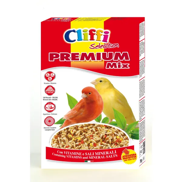 Cliffi Premium Mix kanarimat 800 g frø vitaminer