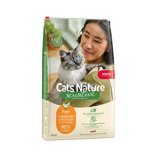 Mera Cats Nature Sensitive Chicken tørrfôr 400 g kornfri