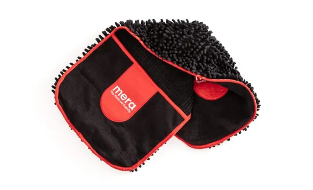 Mera hundehåndkle mikrofiber 77x32 cm svart absorberende