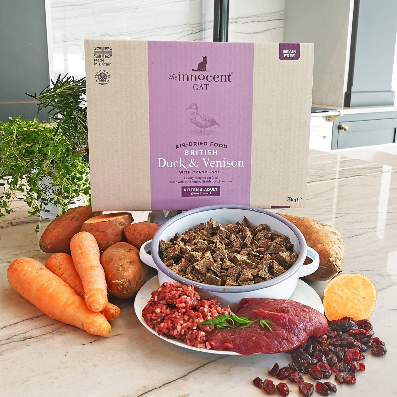 The Innocent Hound Duck & Venison kattemat 1,5kg and og vilt