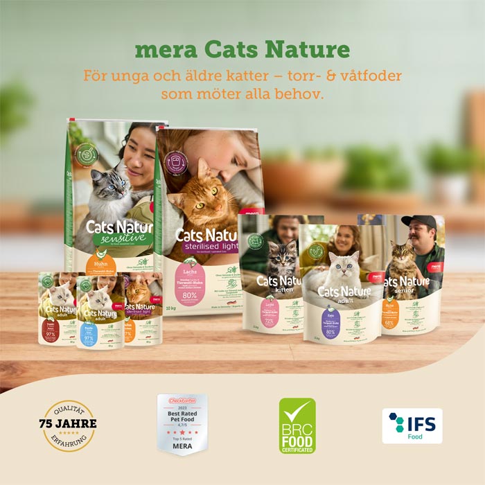Mera Cats Nature Adult lam kattemat 400 g kornfri