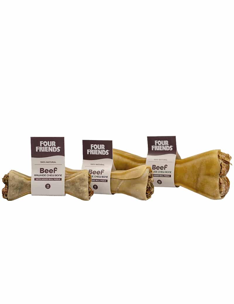 Four Friends Beef Rawhide tyggebein okse bull pizzle