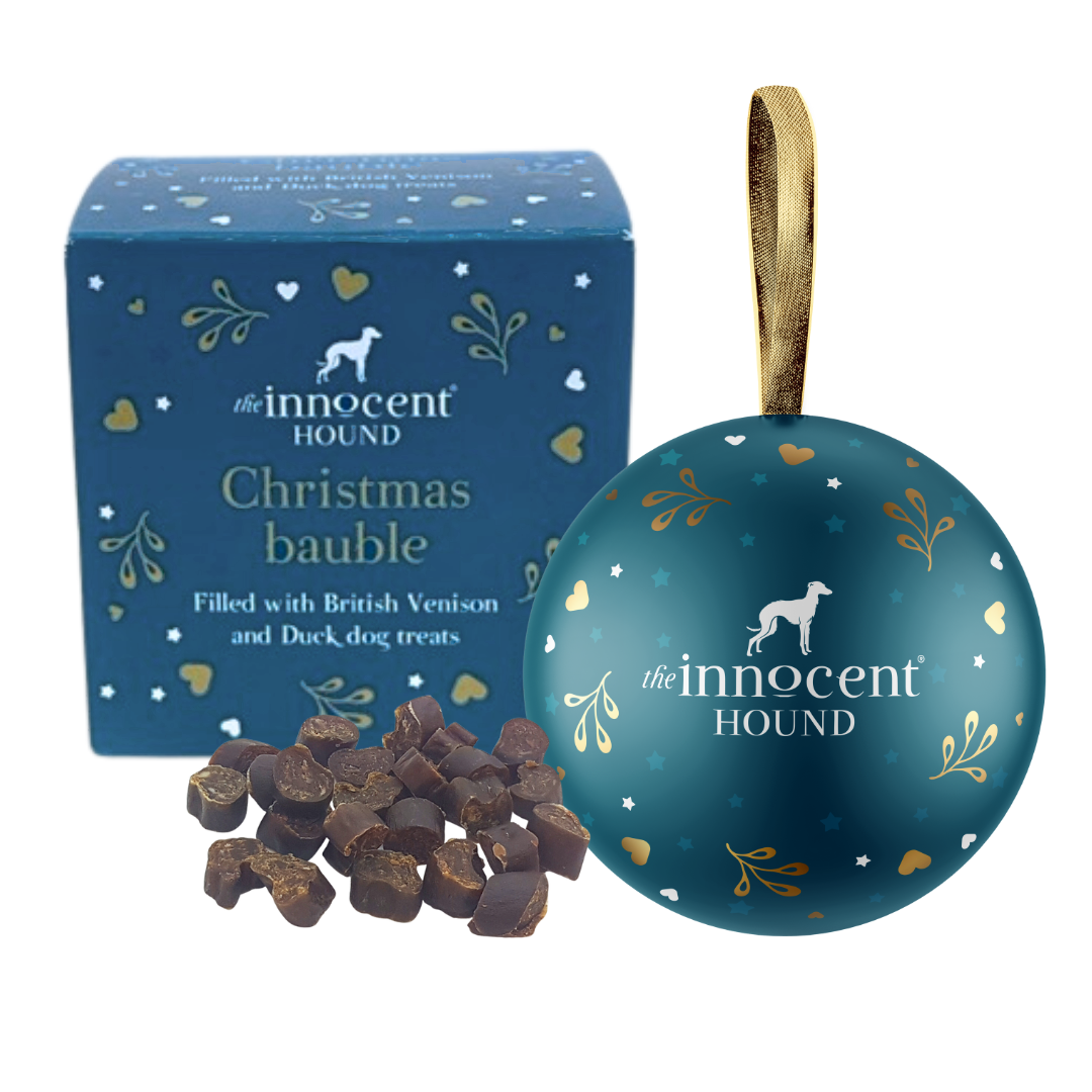The Innocent Hound Christmas Bauble hundegodt 50 g and vilt