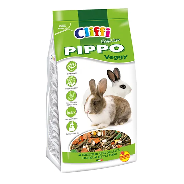 Cliffi Pippo Veggy kaninfôr 800 g fiberrik