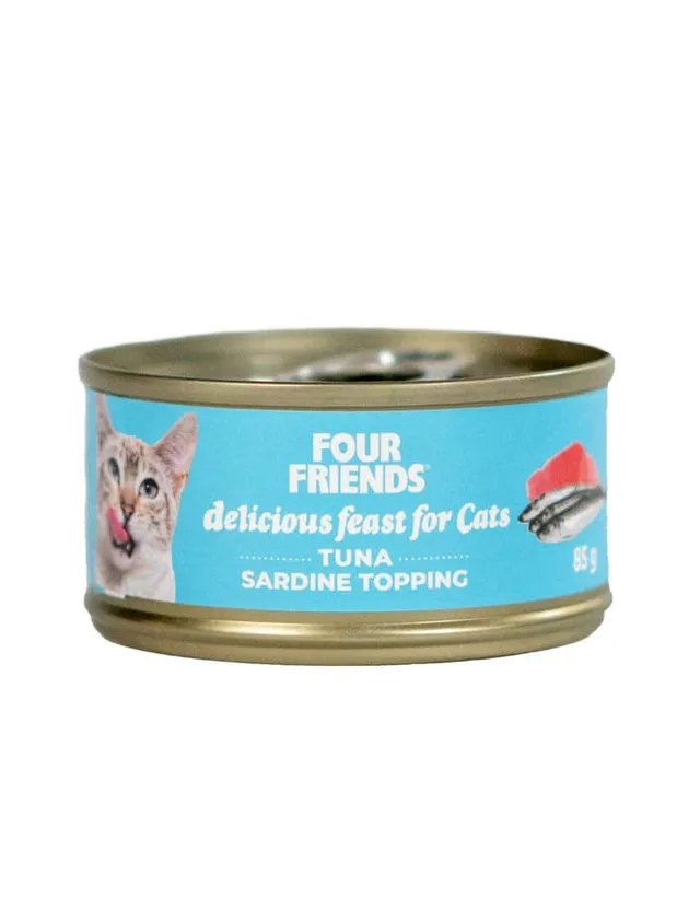 Four Friends Tuna Sardine kattemat tunfisk sardin