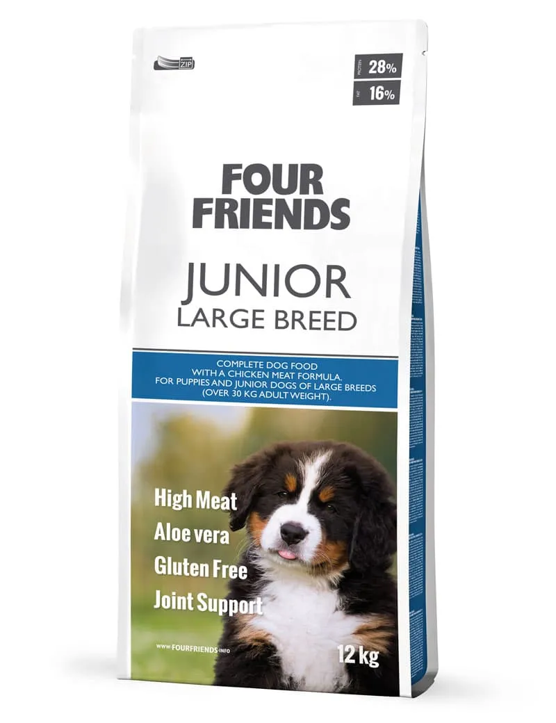 Four Friends Junior Large Breed hundefôr valp