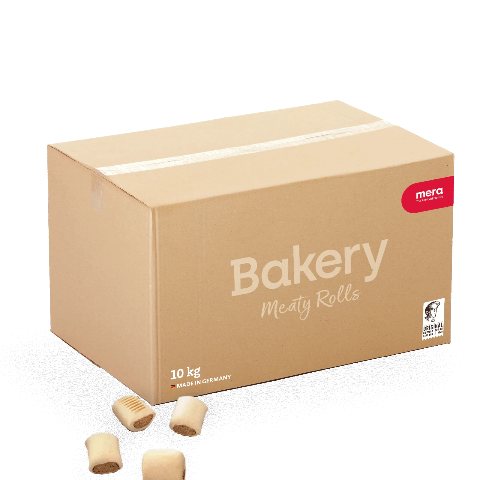 Mera Meaty Rolls Natur hundekjeks 1 kg små