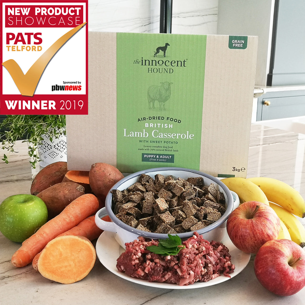 The Innocent Hound Lamb Casserole hundemat 1,5kg kornfri