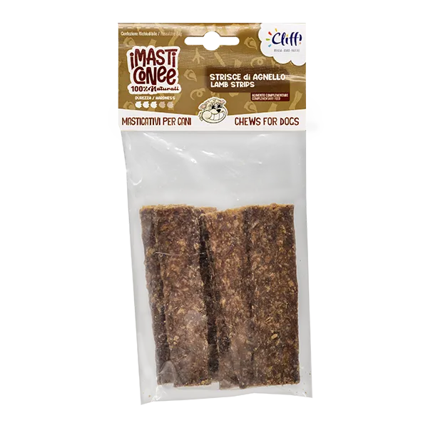 Cliffi Lamb Strips hundesnack 100 g lam