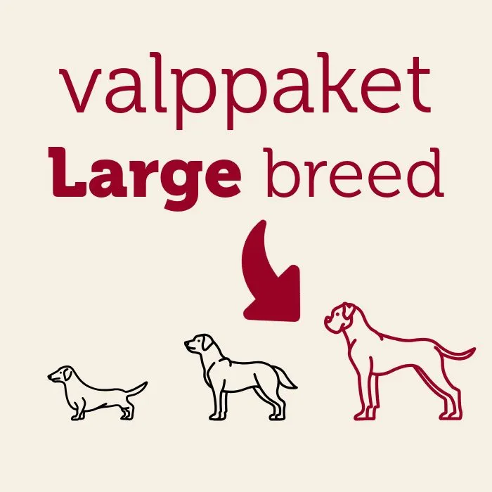 Mera Valppaket Large Breed valpepakke 2 kg sensitiv mage