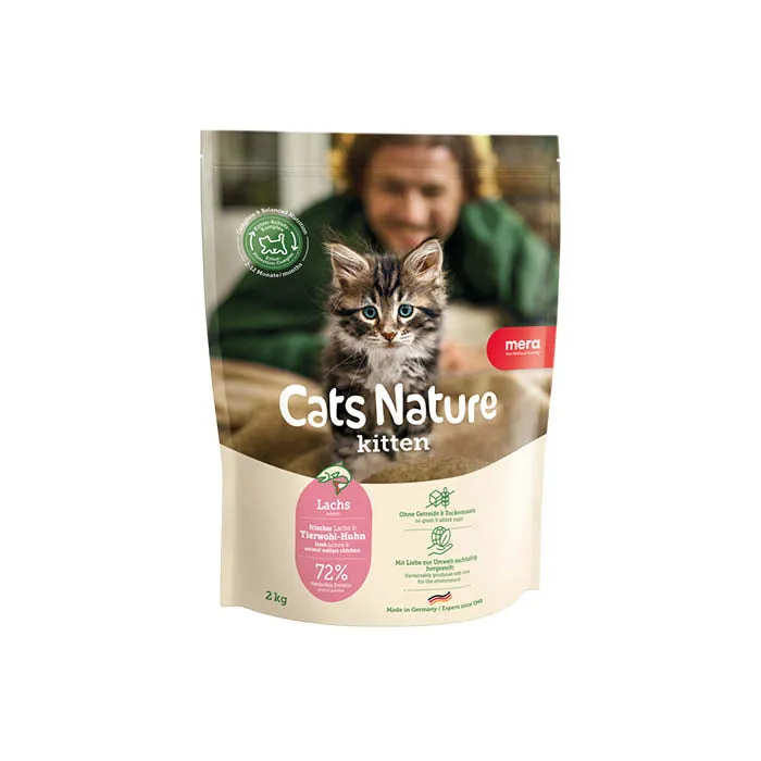 Mera Cats Nature Kitten tørrfôr kattunge 400 g laks