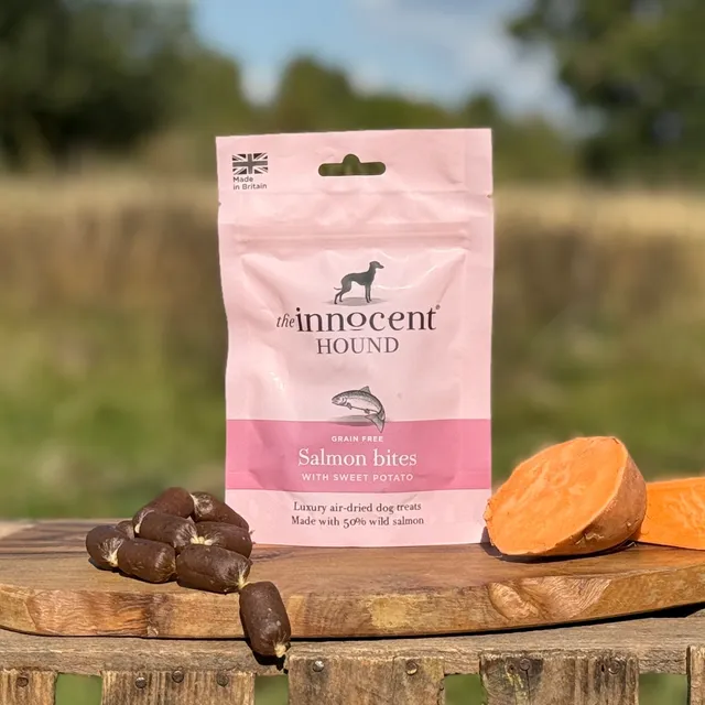 The Innocent Hound Salmon Bites hundegodbiter 10 stk laks