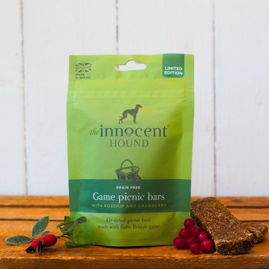 The Innocent Hound Game Picnic Bars hundegodbit 70g vilt