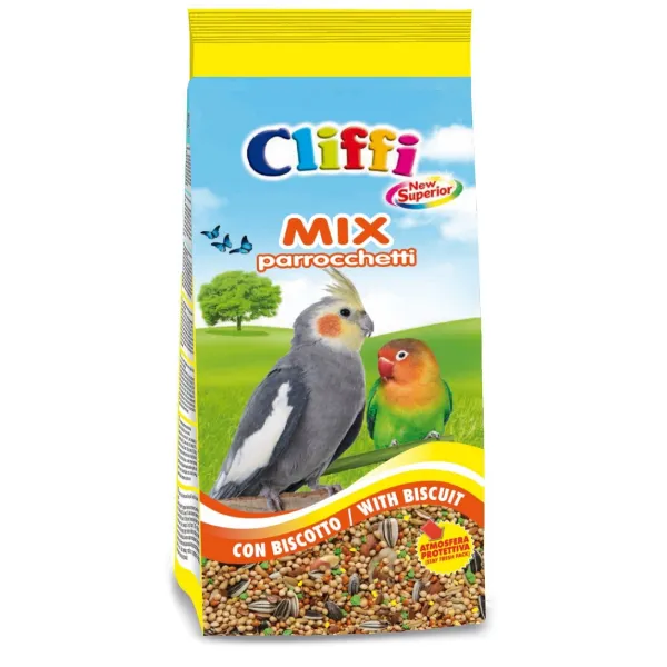 Cliffi Superior Mix fuglefôr 1 kg – parakitt kjeks