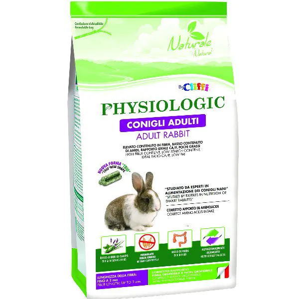 Cliffi Physiologic kaninfôr 800 g dvergkanin