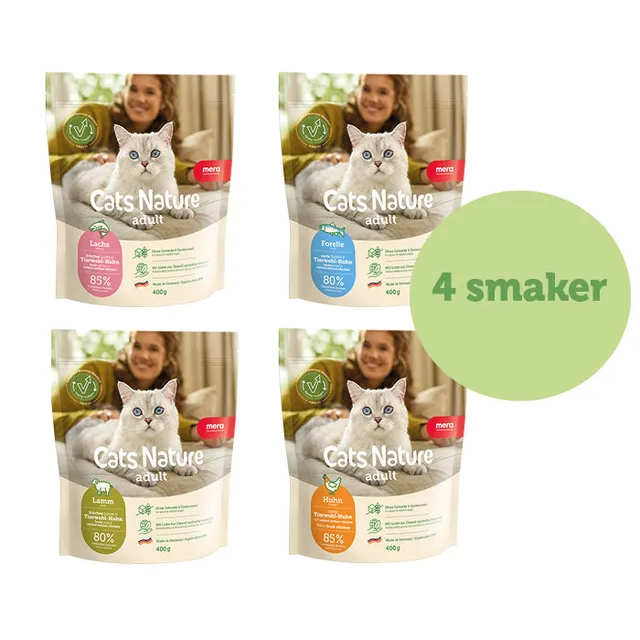 Mera Cats Nature Favorittmiks tørrfôr 4x400 g kornfri