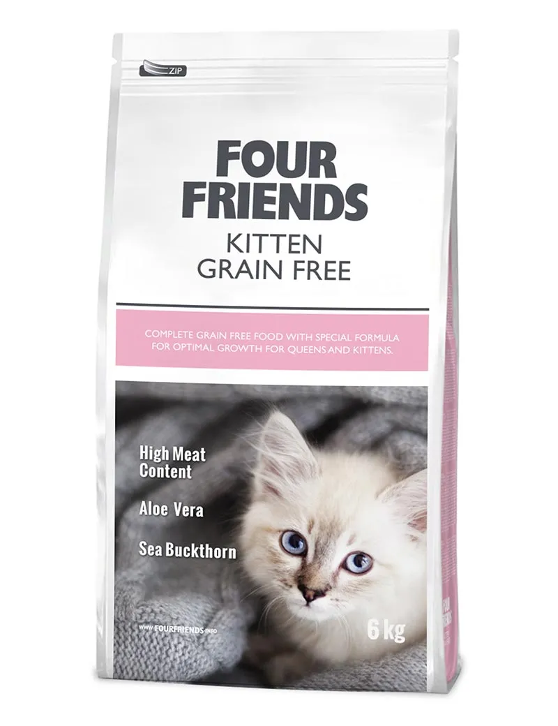 Four Friends Kitten Grain Free kattungefôr kornfri