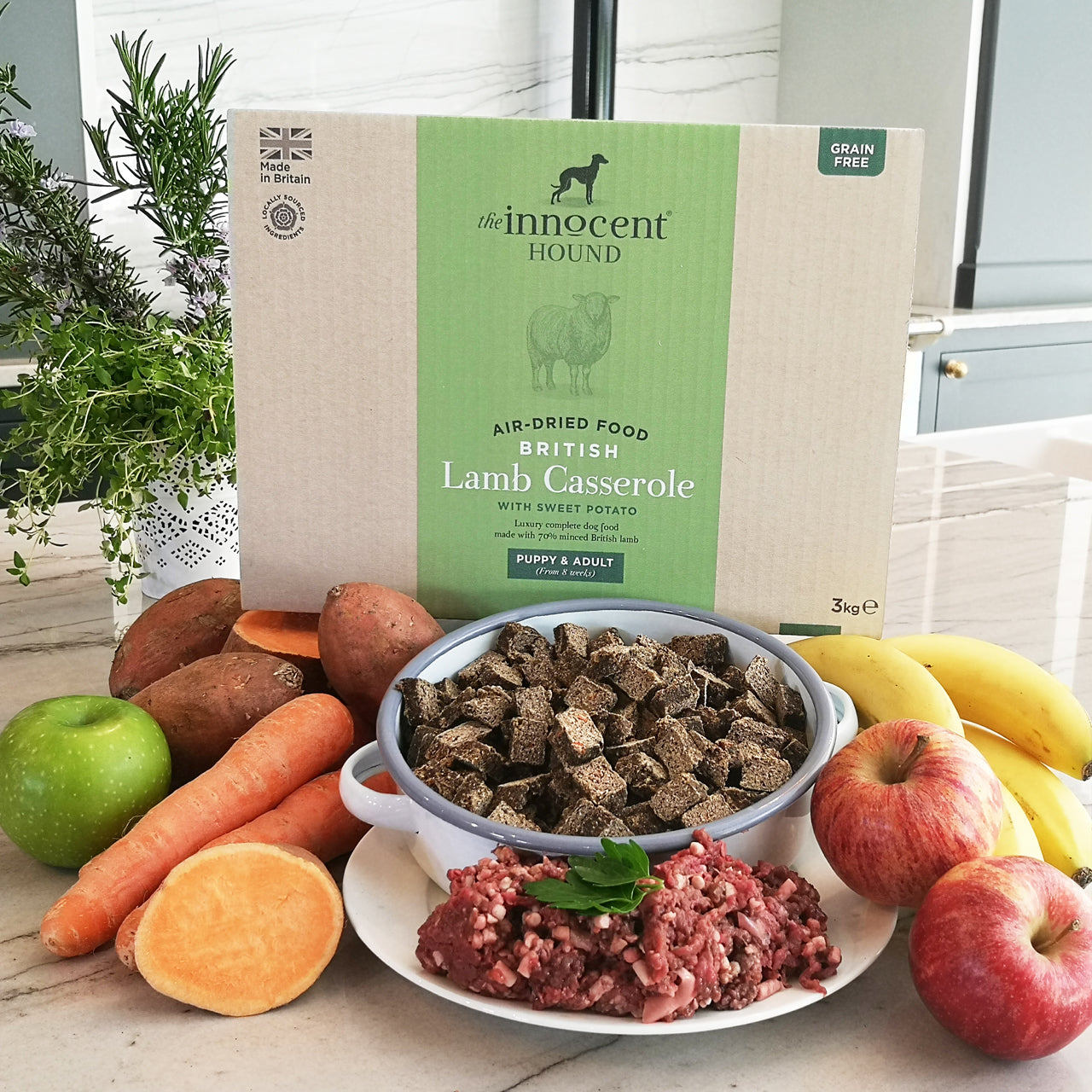 The Innocent Hound Lamb Casserole hundemat 1,5kg kornfri