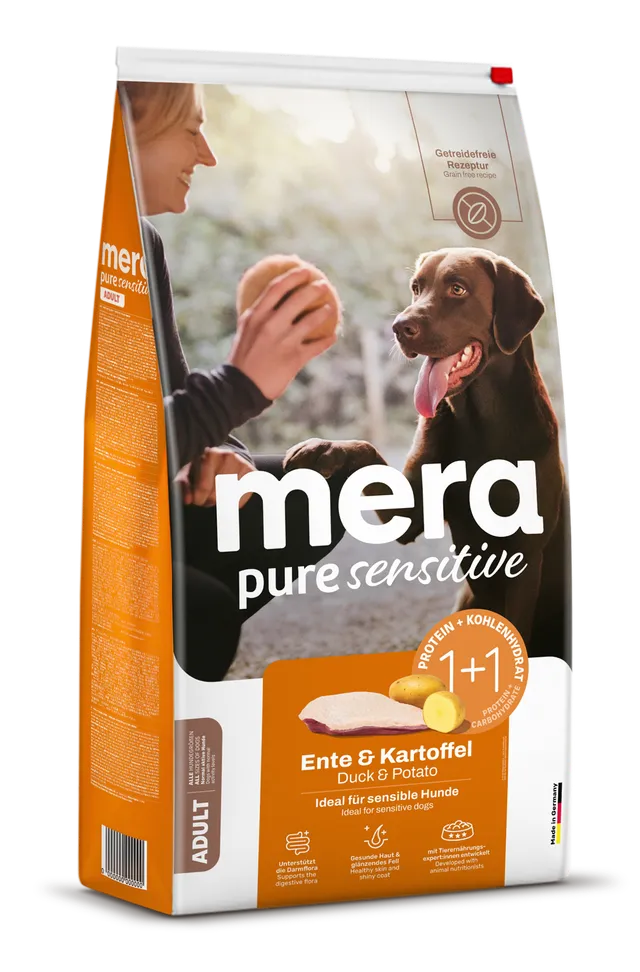 Mera pure sensitive Adult and/potet tørrfôr 1 kg kornfri