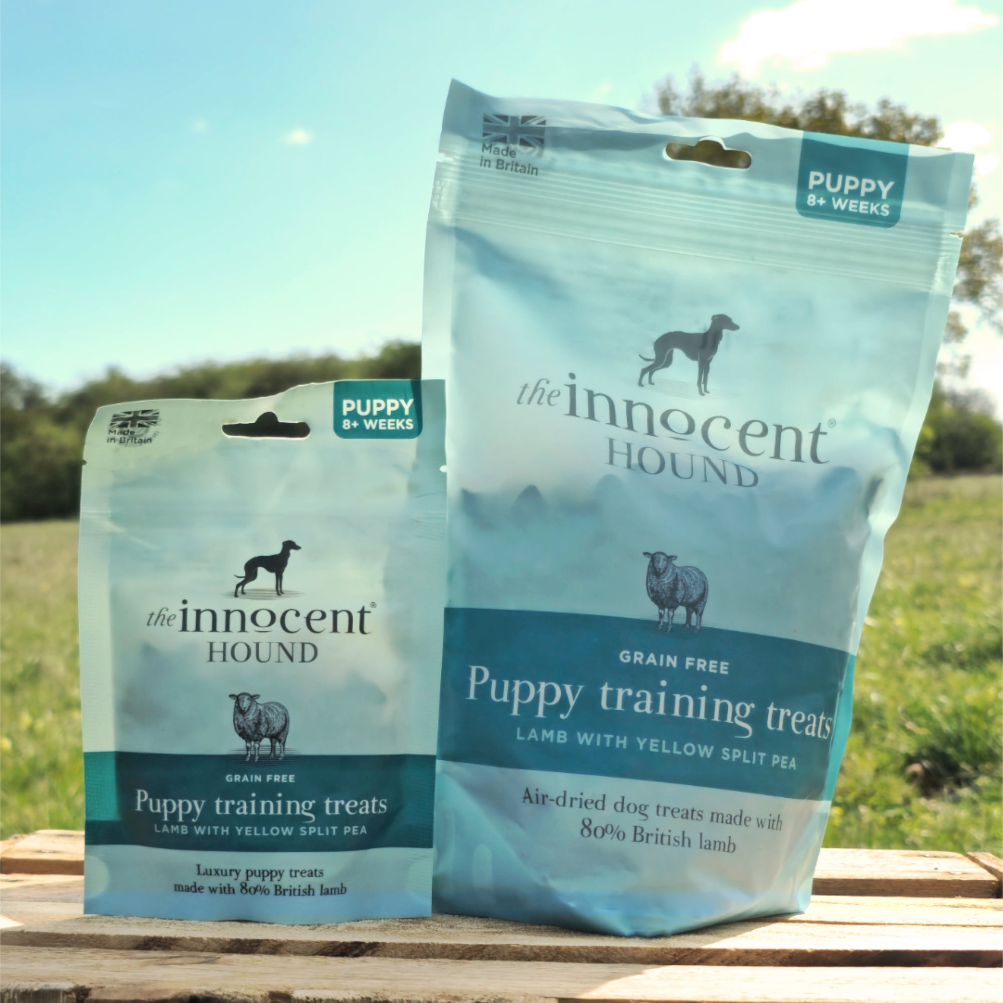 The Innocent Hound Puppy Training Treats hundegodbit 70g lam