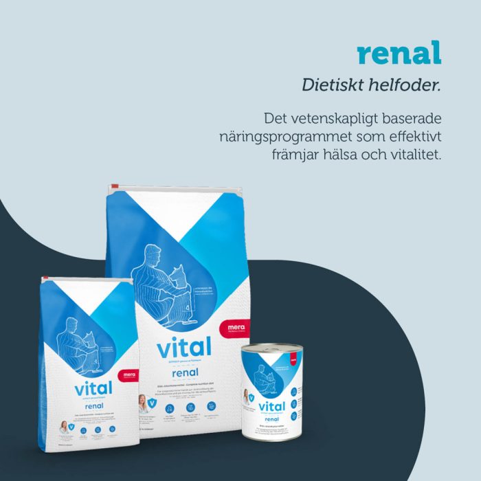 Mera Vital Renal tørrfôr til hund 3 kg nyrevennlig