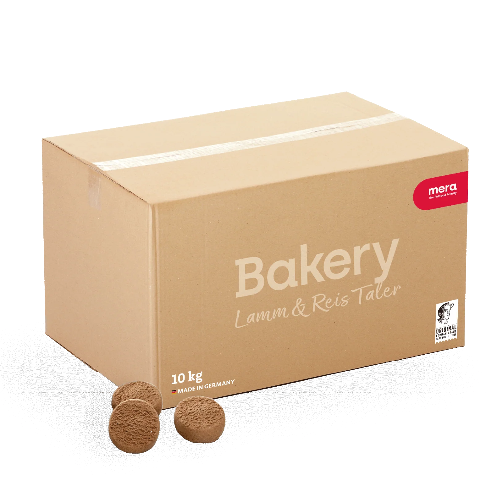 Mera Lamm Riskaker hundekjeks 1 kg ovnsbakt sukkerfri