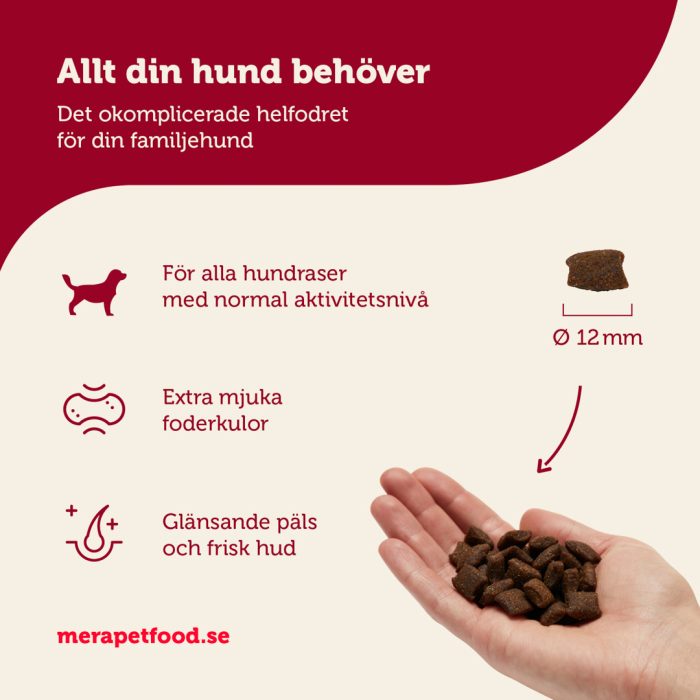 Mera essential Soft Brocken hundemat 2x12,5 kg myk
