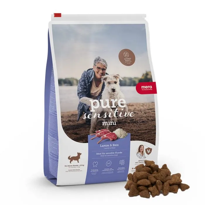 Mera pure sensitive Mini lamm & ris tørrfôr hund 1 kg glutenfri