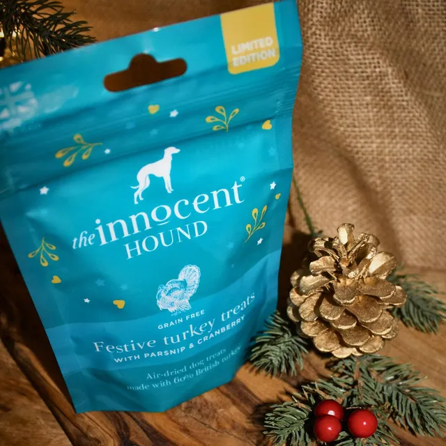 The Innocent Hound Festive Turkey hundegodbiter 70 g kornfri