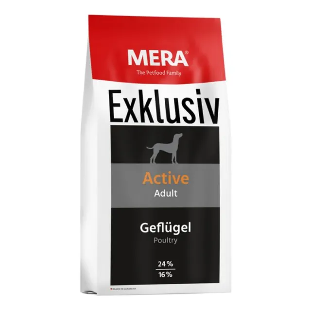 Mera Exklusiv Active tørrfôr hund 15 kg aktiv