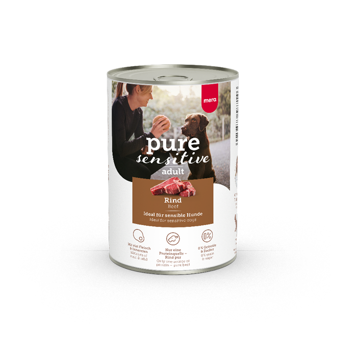 Mera Pure Sensitive våtfôr hund 6-pack storfekjøtt