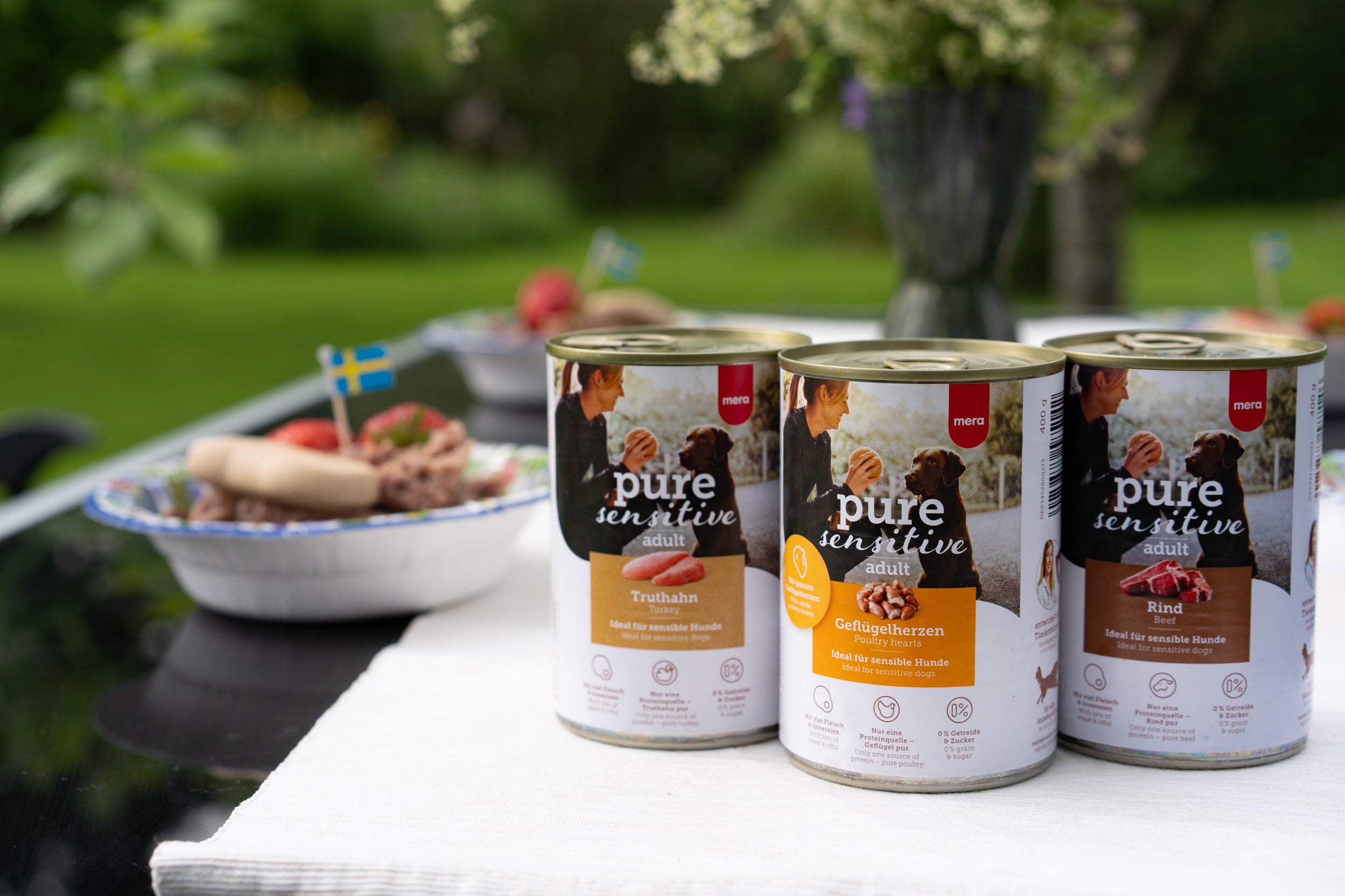 Mera Pure Sensitive kyllinghjerte våtfôr hund kornfri