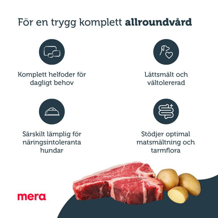 Mera pure sensitive toerrfoer storfe potet 4 kg energirik