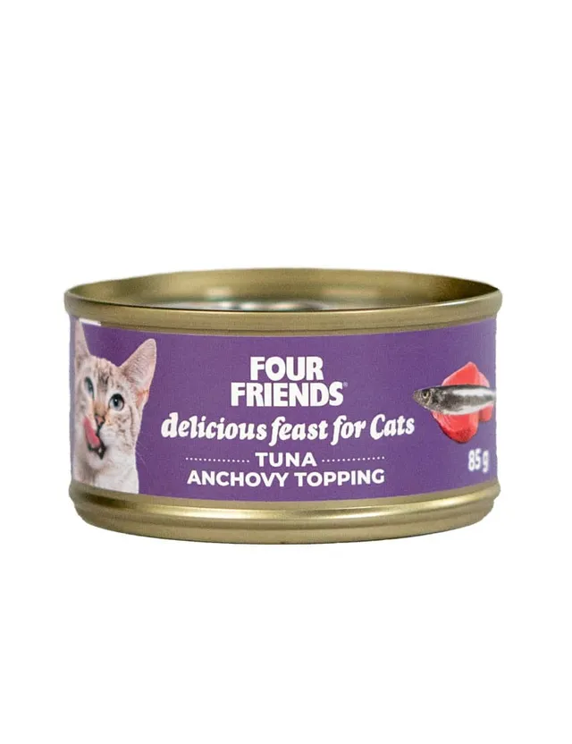 Four Friends Tuna & Anchovy kattemat tunfisk