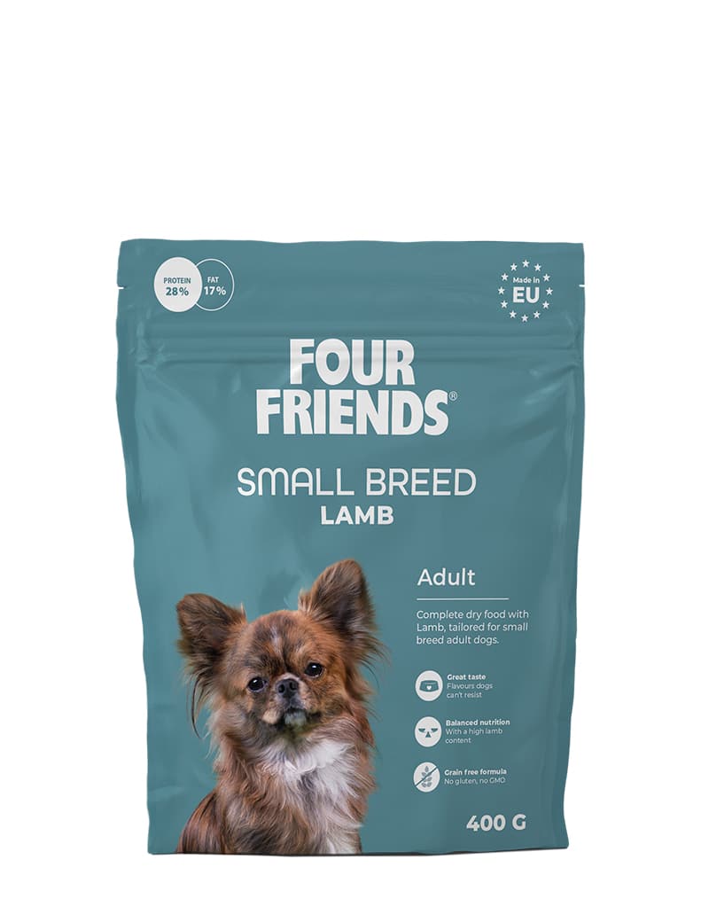 Four Friends Small Breed Adult Lamb hundemat små raser