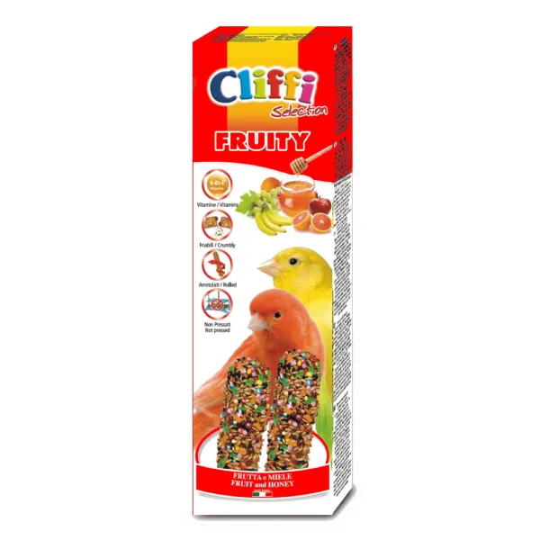 Cliffi Fruity frøstang kanari 60 g frukt honning