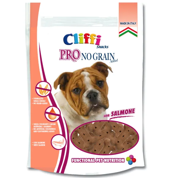 Cliffi Pro No Grain hundesnacks 100 g laks