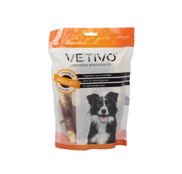 Vetivo tyggebein and hund 350 g snacks