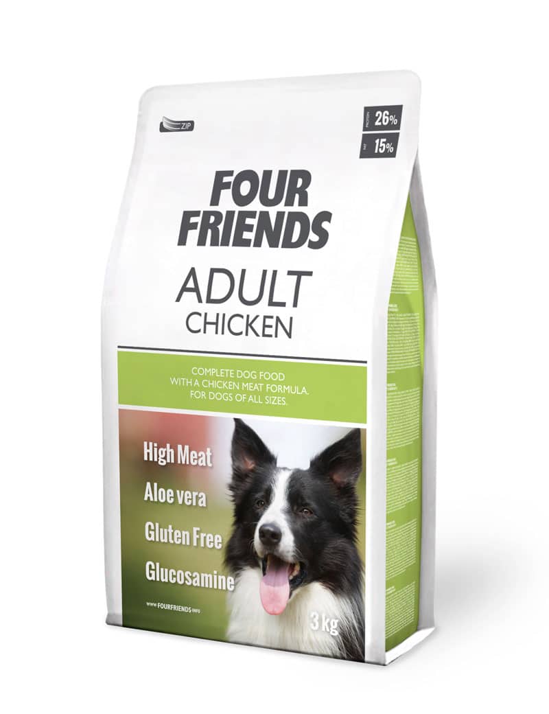 Four Friends Adult hundemat voksen
