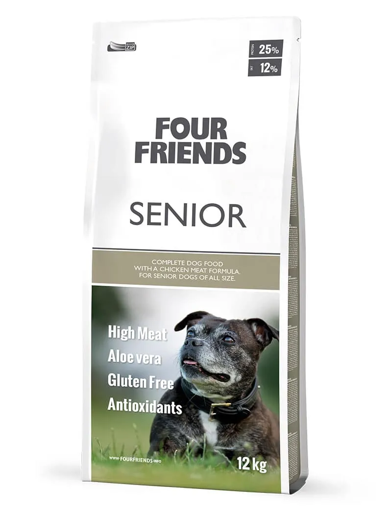 Four Friends Senior hundemat til eldre hunder