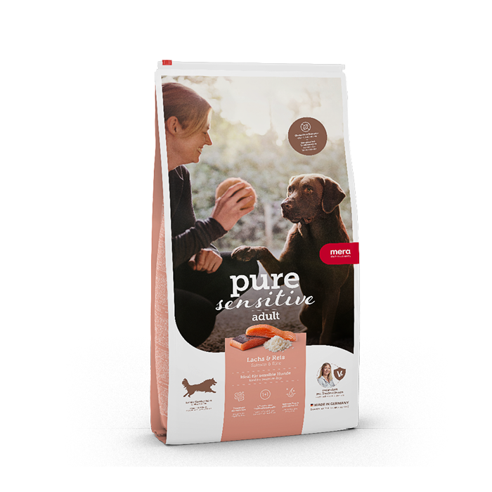 Mera pure sensitive Laks & ris tørrfôr 1 kg lavt fett