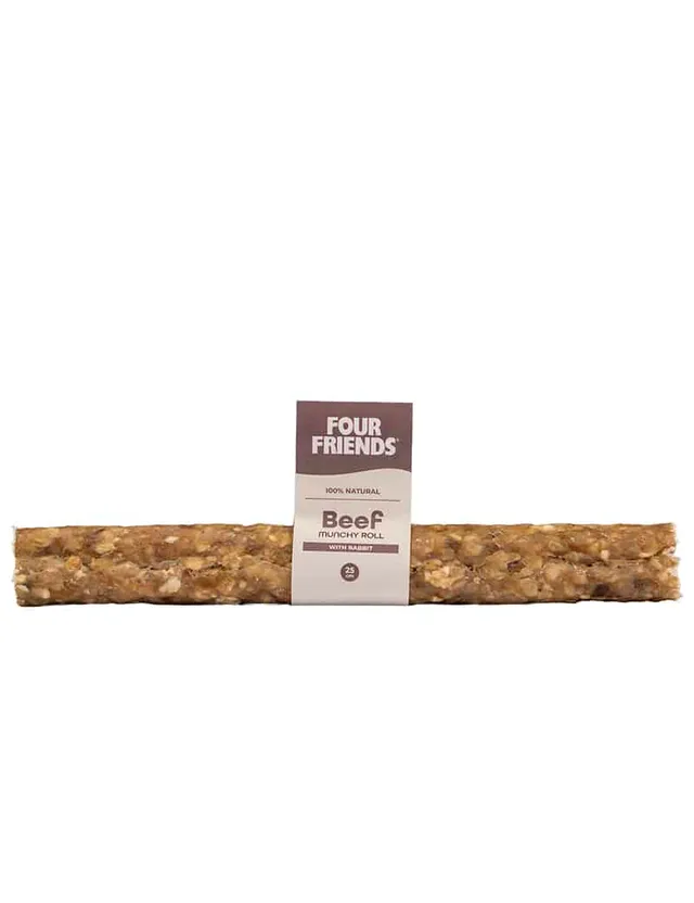 Four Friends Munchy Beef Roll tyggerull kanin