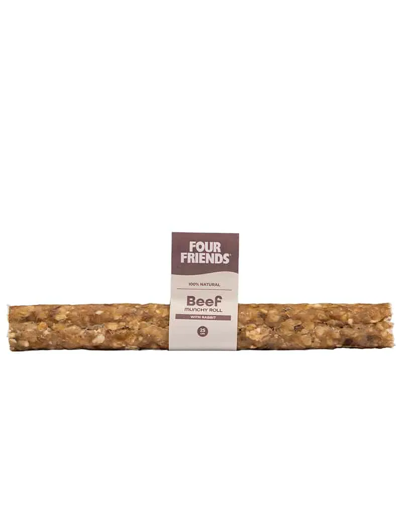 Four Friends Munchy Beef Roll tyggerull kanin
