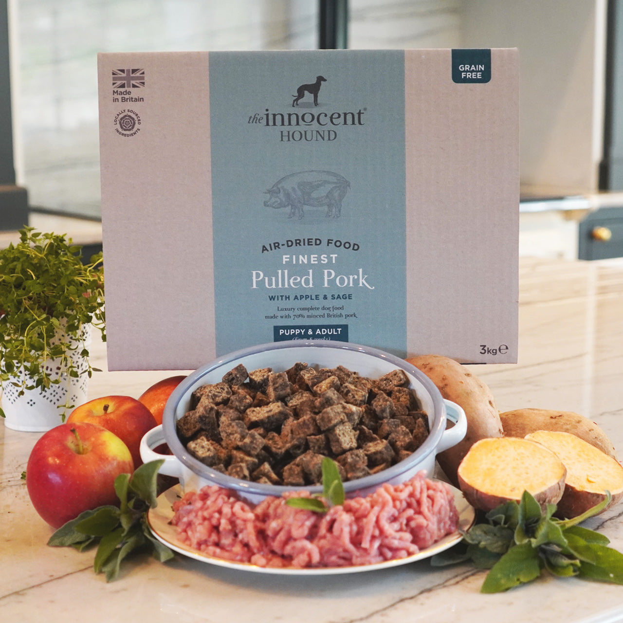 The Innocent Hound Pulled Pork hundefôr 1,5 kg svin
