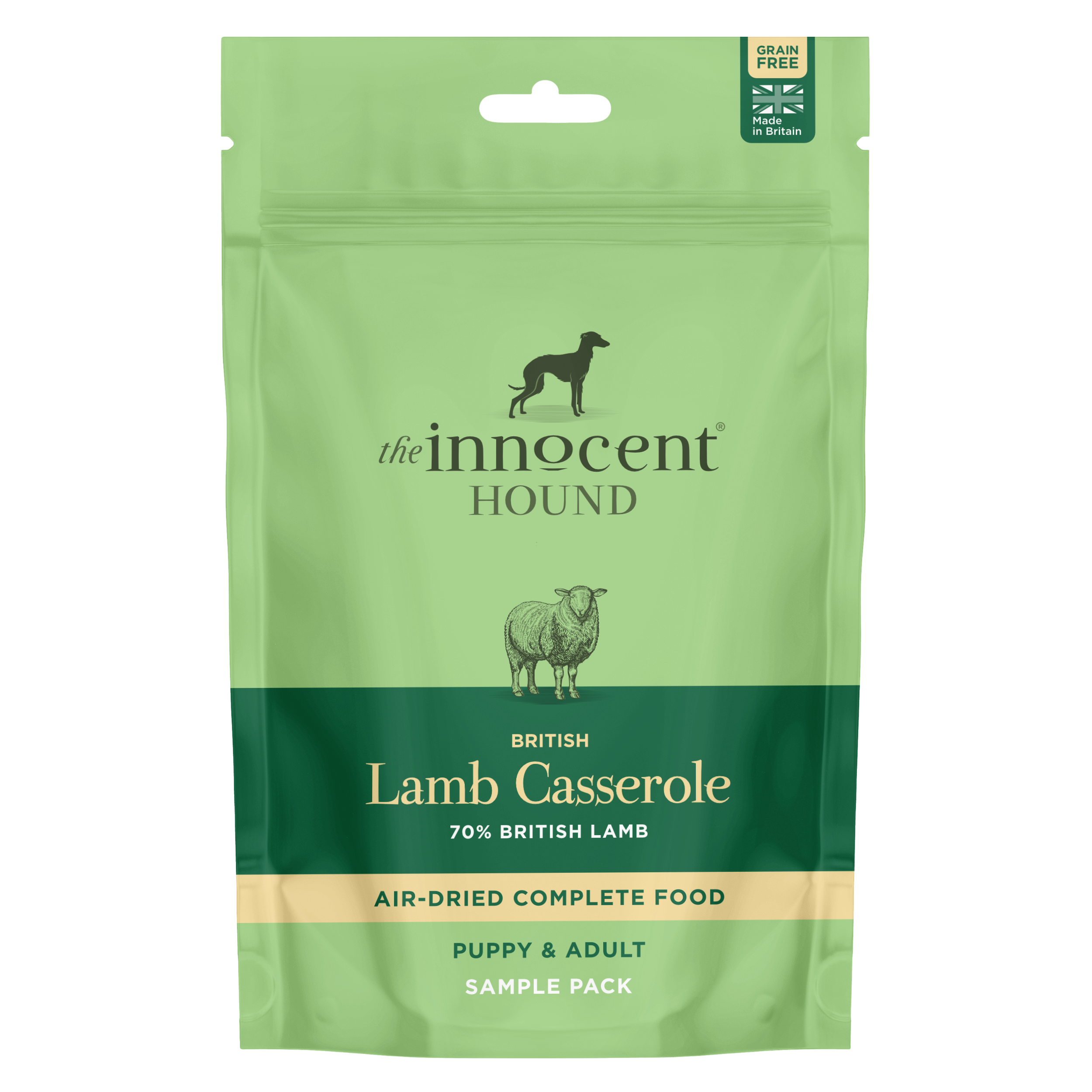 The Innocent Hound Air-Dried hundemat prøve 100 g storfegryte