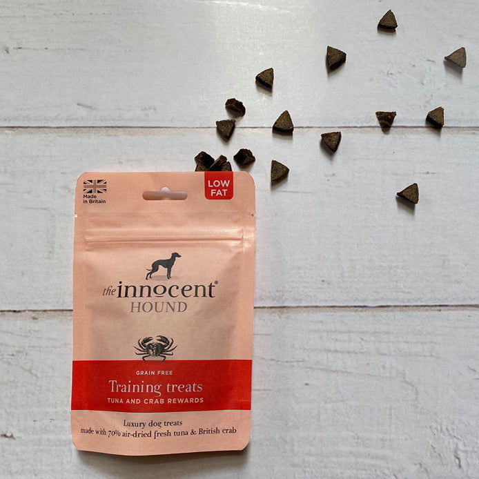 The Innocent Hound Training Treats Tuna Crab hundesnack 70 g lavfett