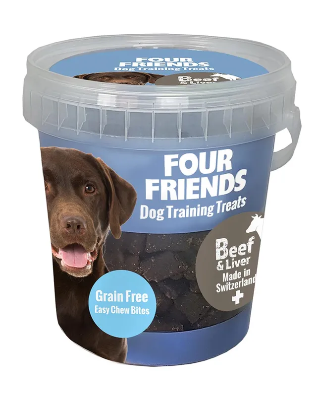 Four Friends Training Treats Beef & Liver treningsgodbiter