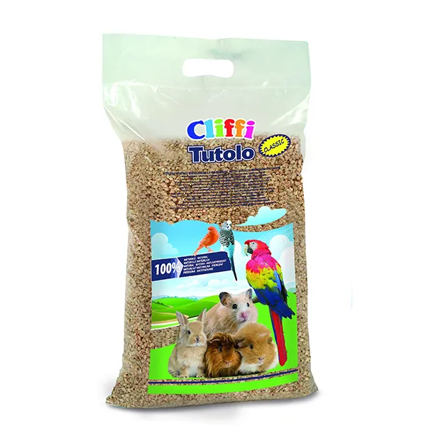 Cliffi Tutolo Naturale gnagerstrø 8 liter maiskolbe