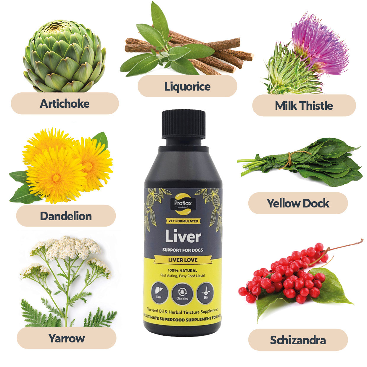 Proflax Liver Love olje 100 ml leverstøtte